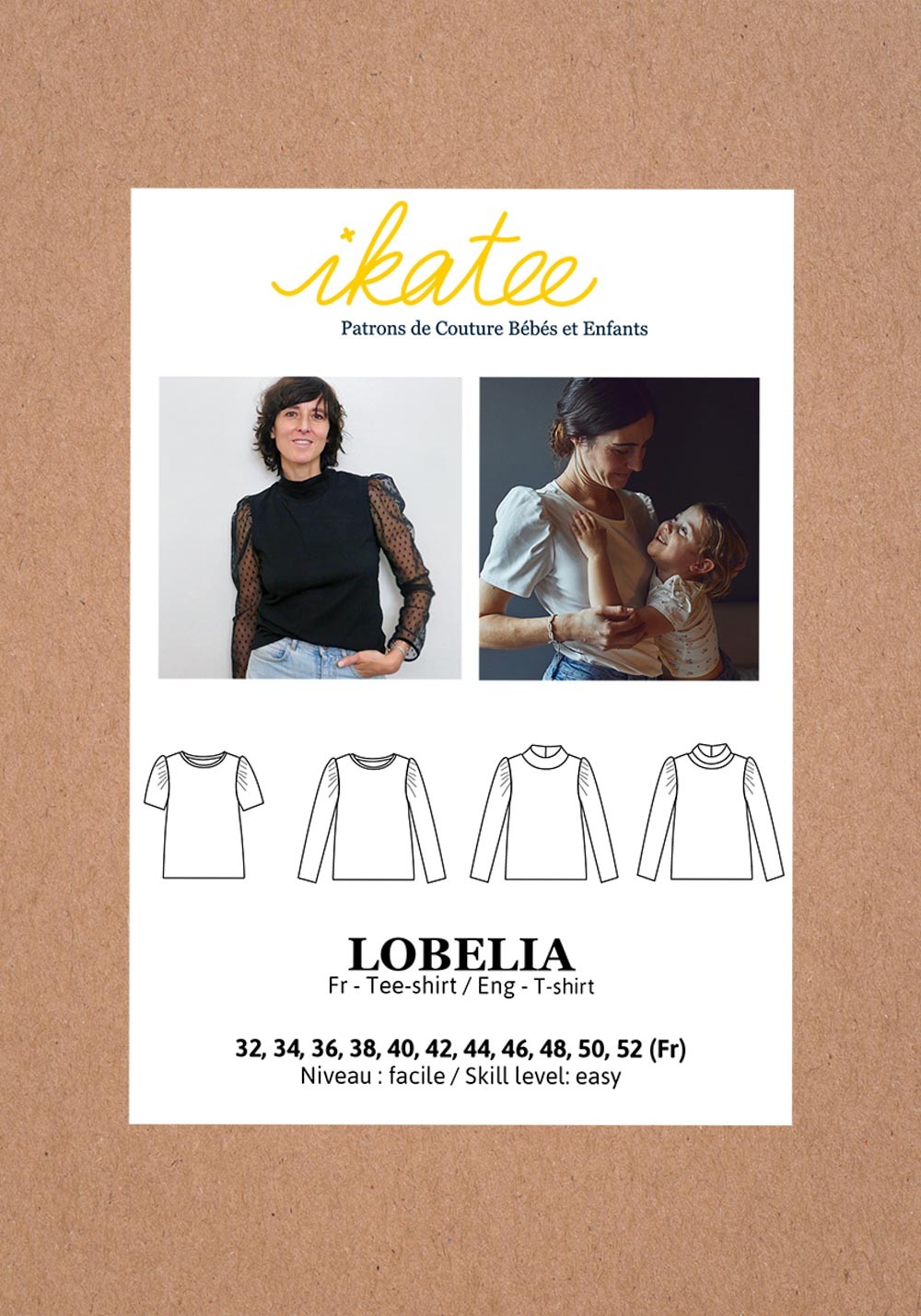 Patron T-shirt Lobelia - Ikatee