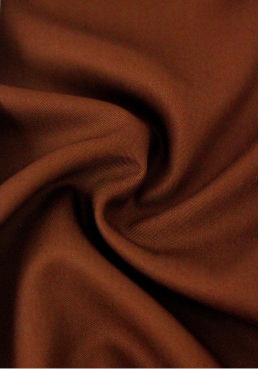 Tissu lyocell Twill - Reddish brown