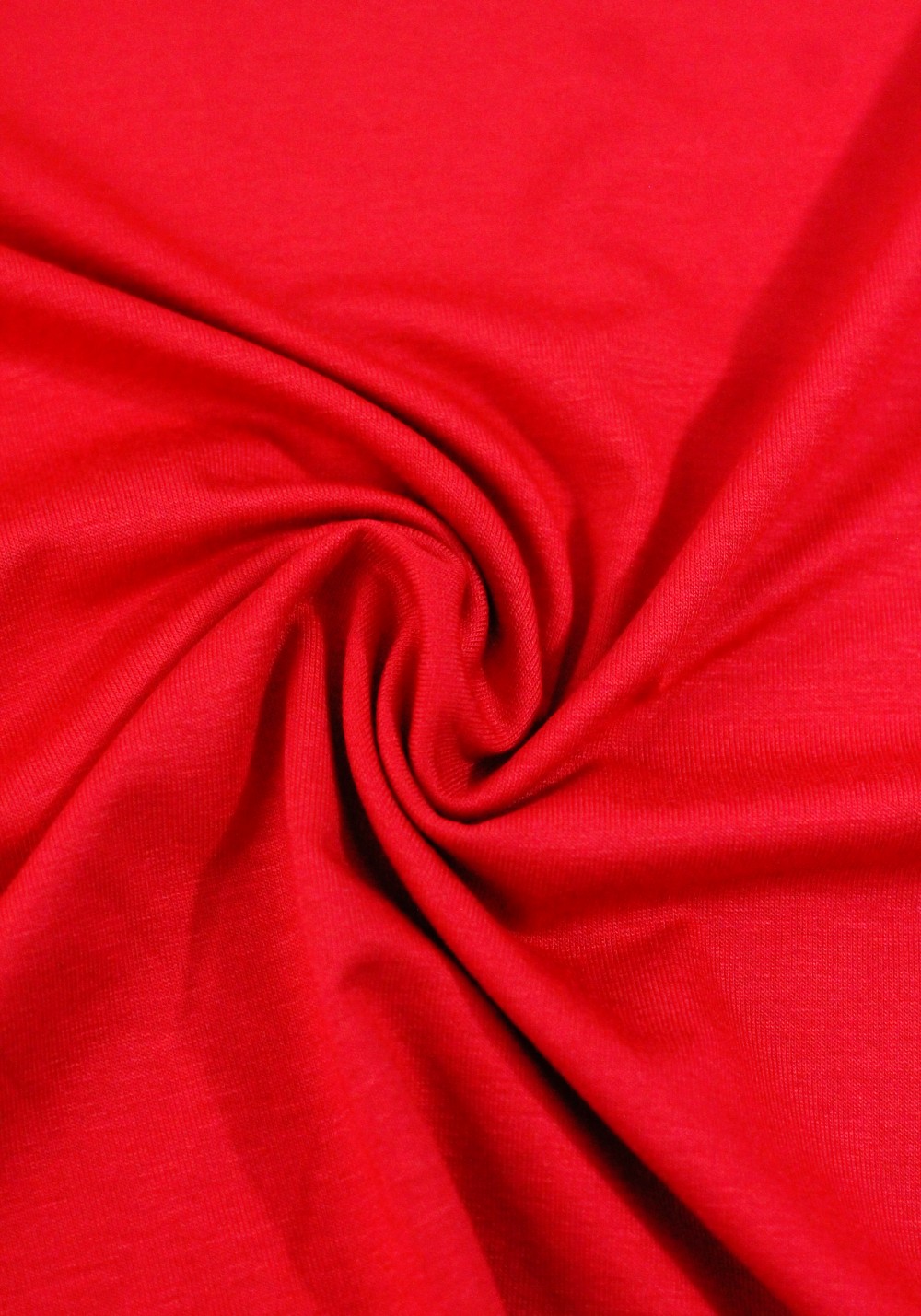 Tissu jersey viscose - Rouge