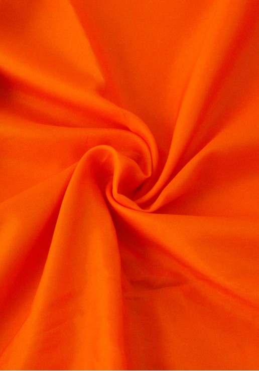 Tissu seconde main - Doublure polyester orange