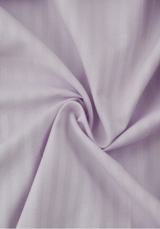 Tissu seconde main - Coton rayures lilas