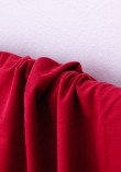 Tissu seconde main - Coton rouge