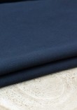 Tissu gabardine stretch - Bleu marine
