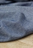 Tissu jersey fines rayures - Blue lake
