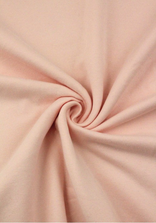 Tissu Molleton Bio - Light rosa
