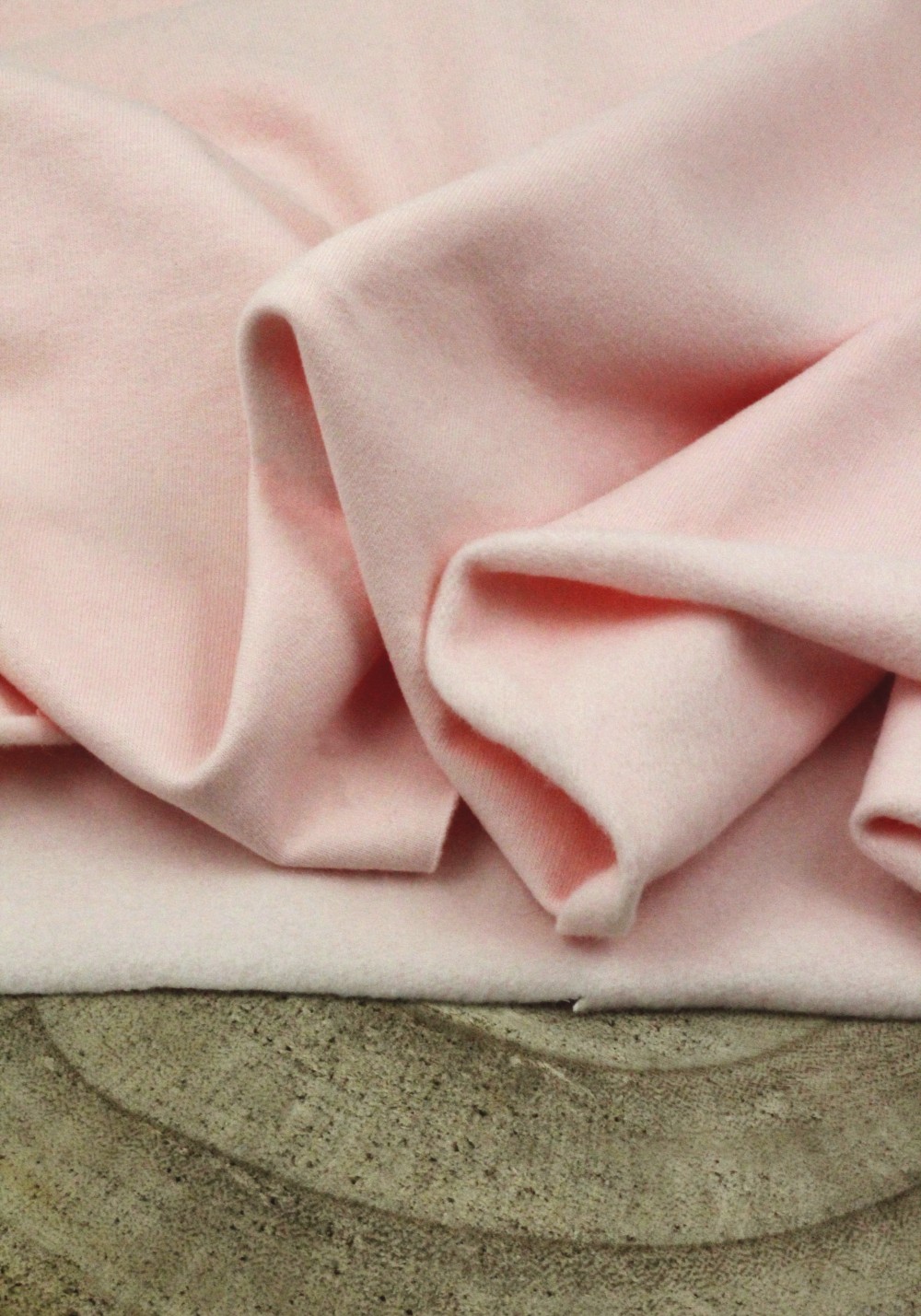 Tissu Molleton Bio Pink - Tissu au mètre - Mercerie Little Fabrics