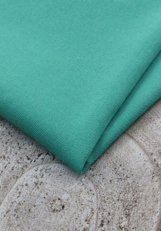Coupon seconde main 150x110cm - Tissu vert turquoise
