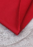 Coupon seconde main 160x110cm - Jersey rouge gratté