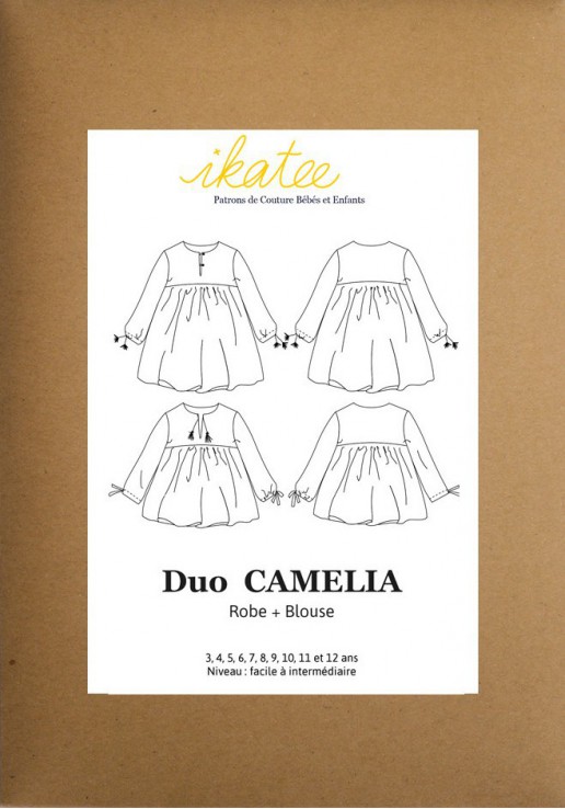 Patron robe et blouse Camelia - Ikatee