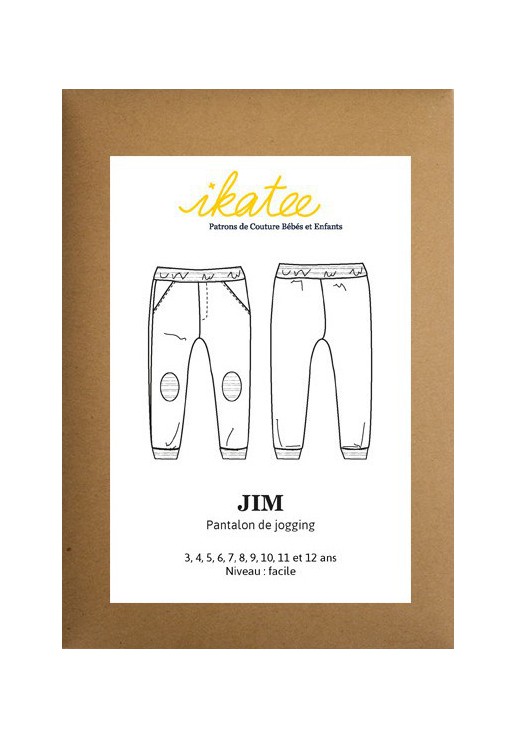 Patron pantalon jogging Jim - Ikatee