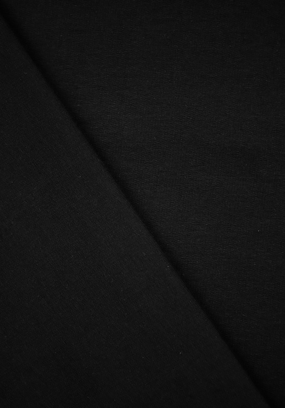 Tissu Molleton - Noir