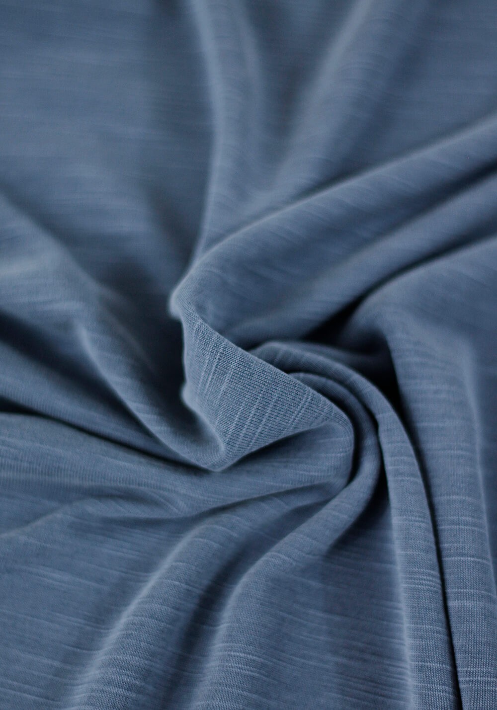 Tissu jersey modal flammé - Copen Blue